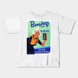 BENSDORP KAKAO Vintage German Cocoa Drink Beverage Advertisement Poster Kids T-Shirt